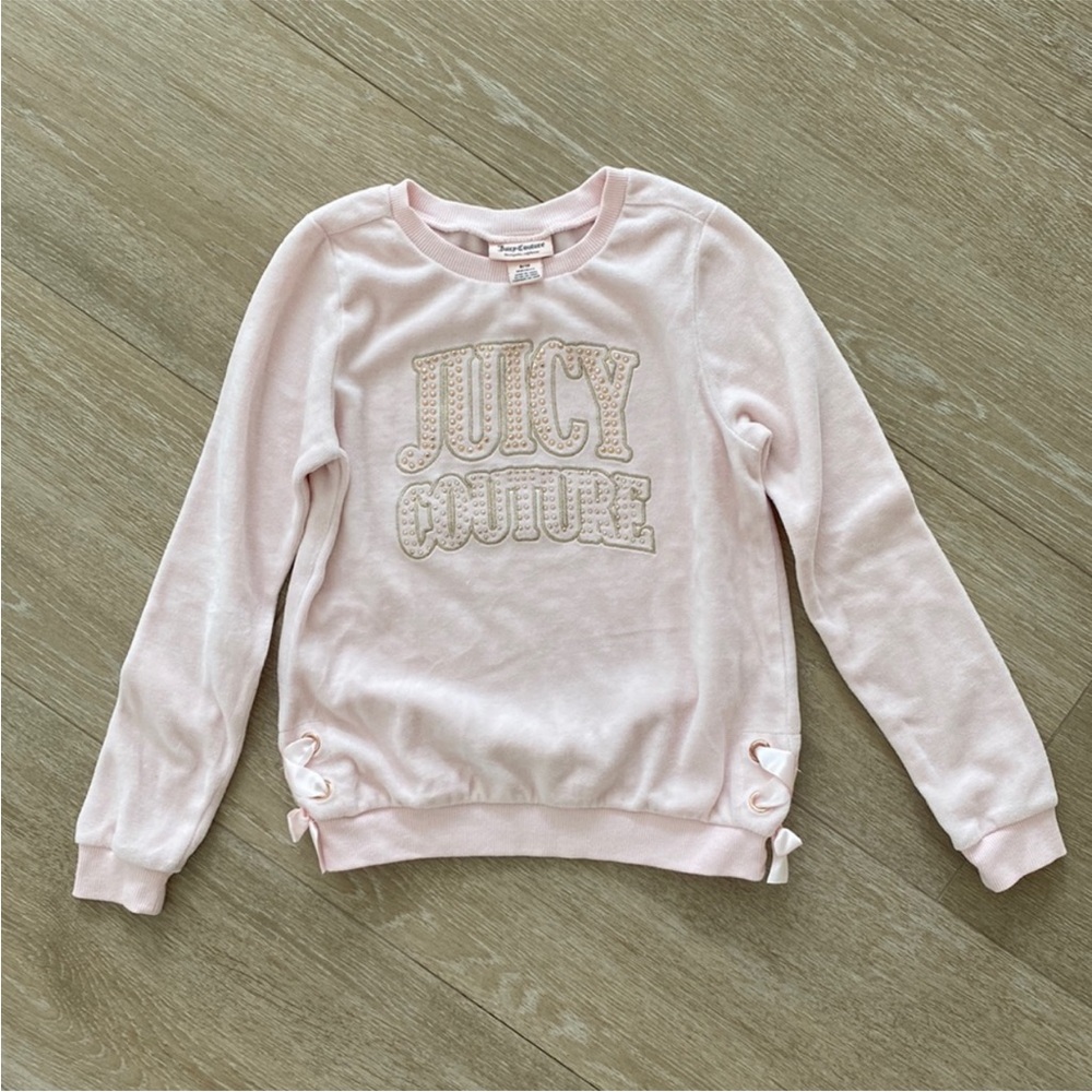 Juicy Couture pink sweater! Girls size 8/10